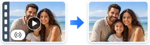 A Motion Photo converted into a regular still photo.