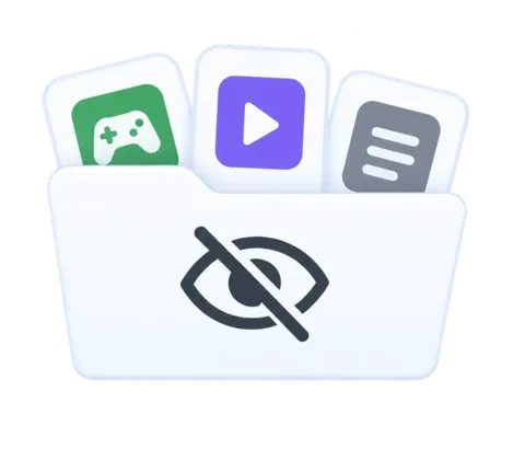 Hidden app files stored outside My Drive.